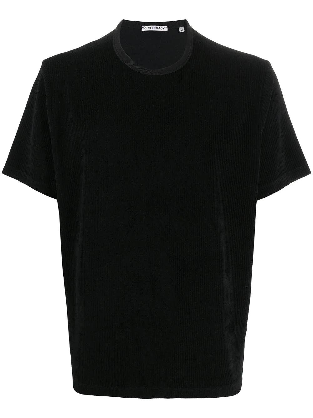 round neck corduroy T-shirt by OUR LEGACY