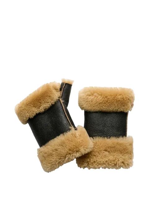 shearling gloves by OUR LEGACY