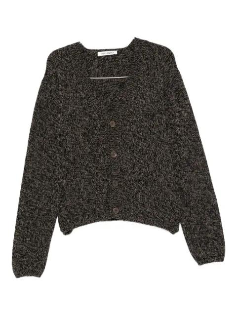 speckled V-neck cardigan by OUR LEGACY