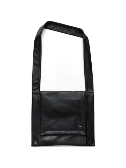 square-shape leather shoulder bag by OUR LEGACY