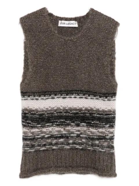 striped fair-isle top by OUR LEGACY