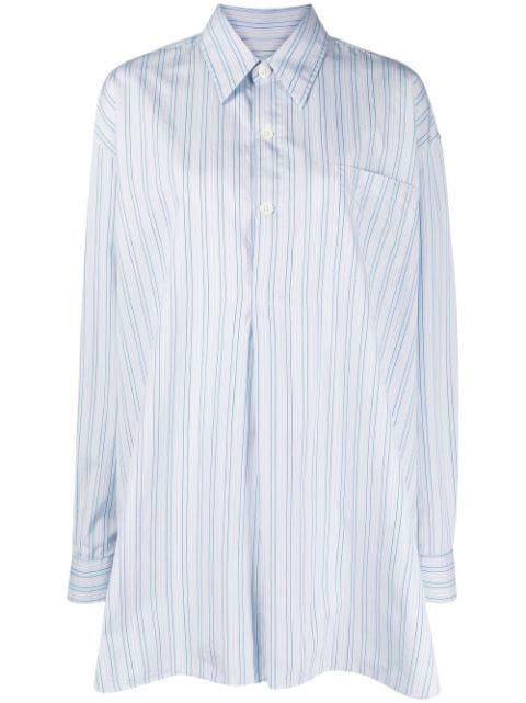 striped oversized long-sleeve shirt by OUR LEGACY