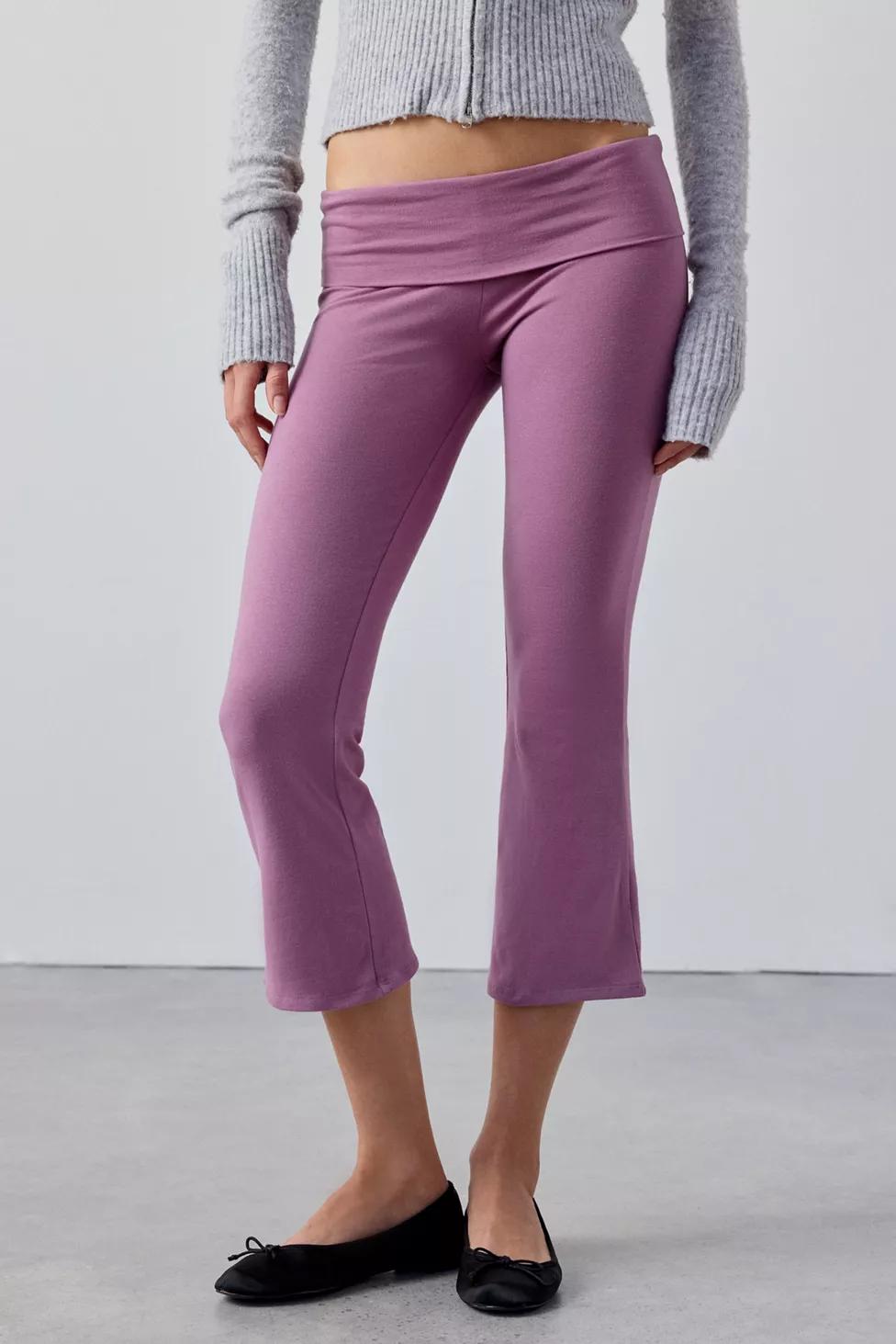 Out From Under Bec Cropped Foldover Kick Flare Pant by OUT FROM UNDER