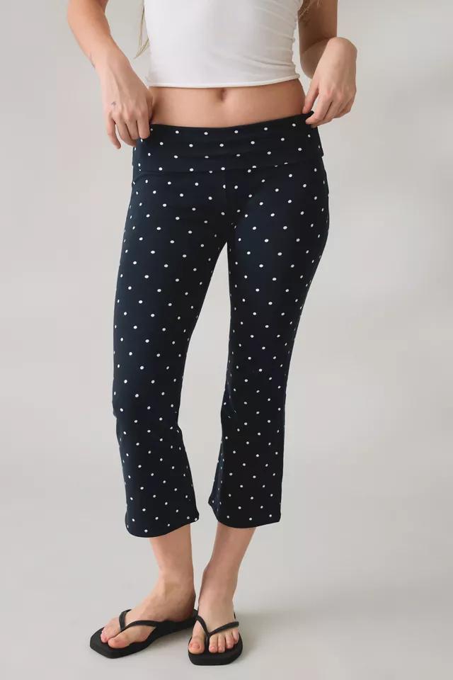 Out From Under Bec Cropped Foldover Kick Flare Pants by OUT FROM UNDER