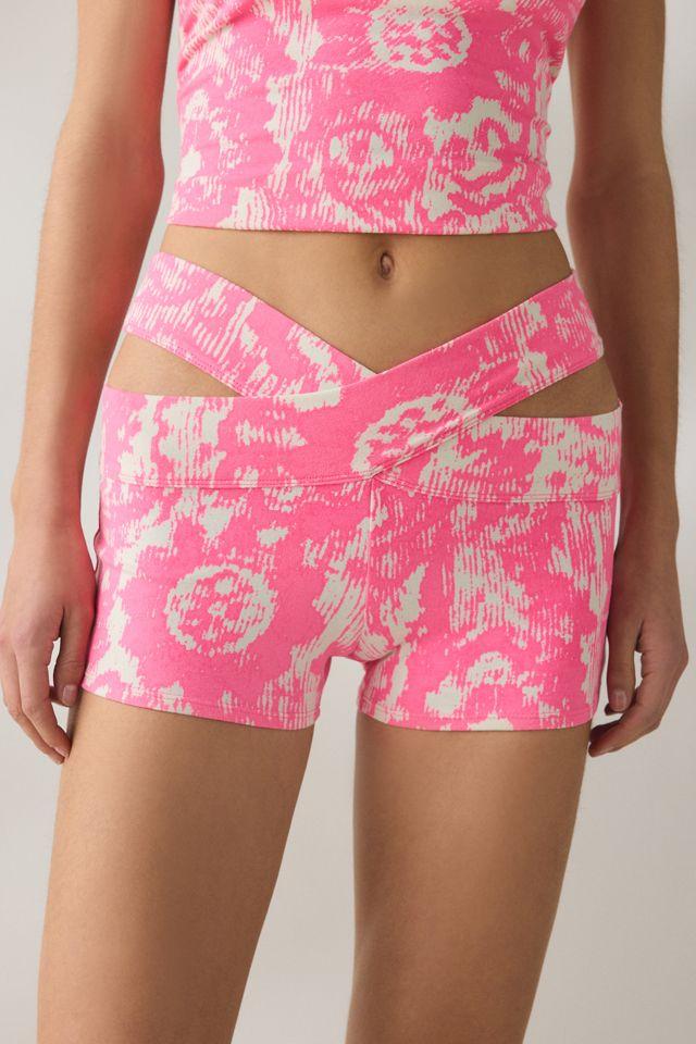 Out From Under Bec Twisted Cutout Bike Shorts by OUT FROM UNDER