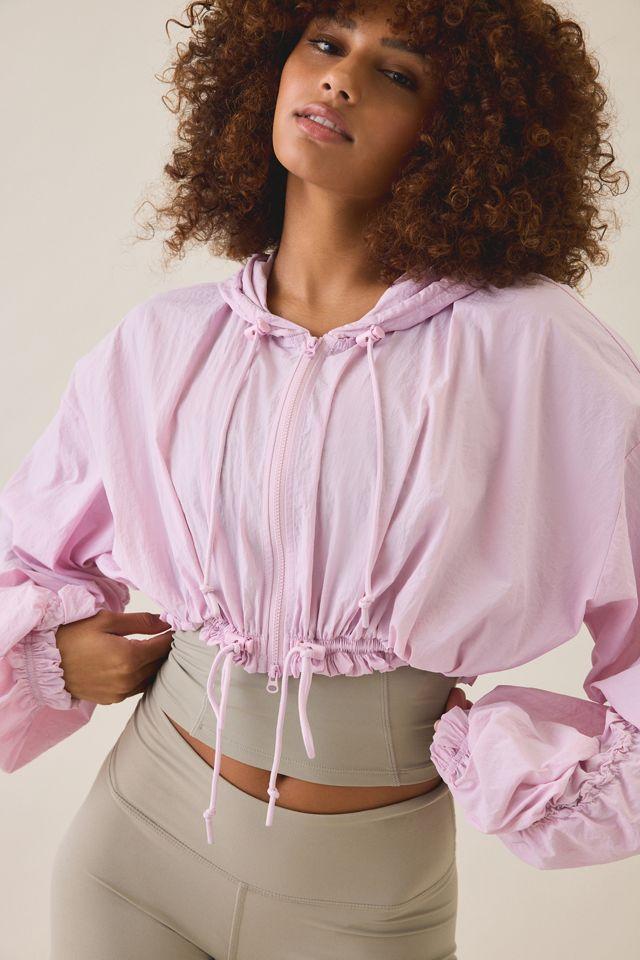 Out From Under Cloud 9 Cinched Zip-Up Nylon Jacket by OUT FROM UNDER
