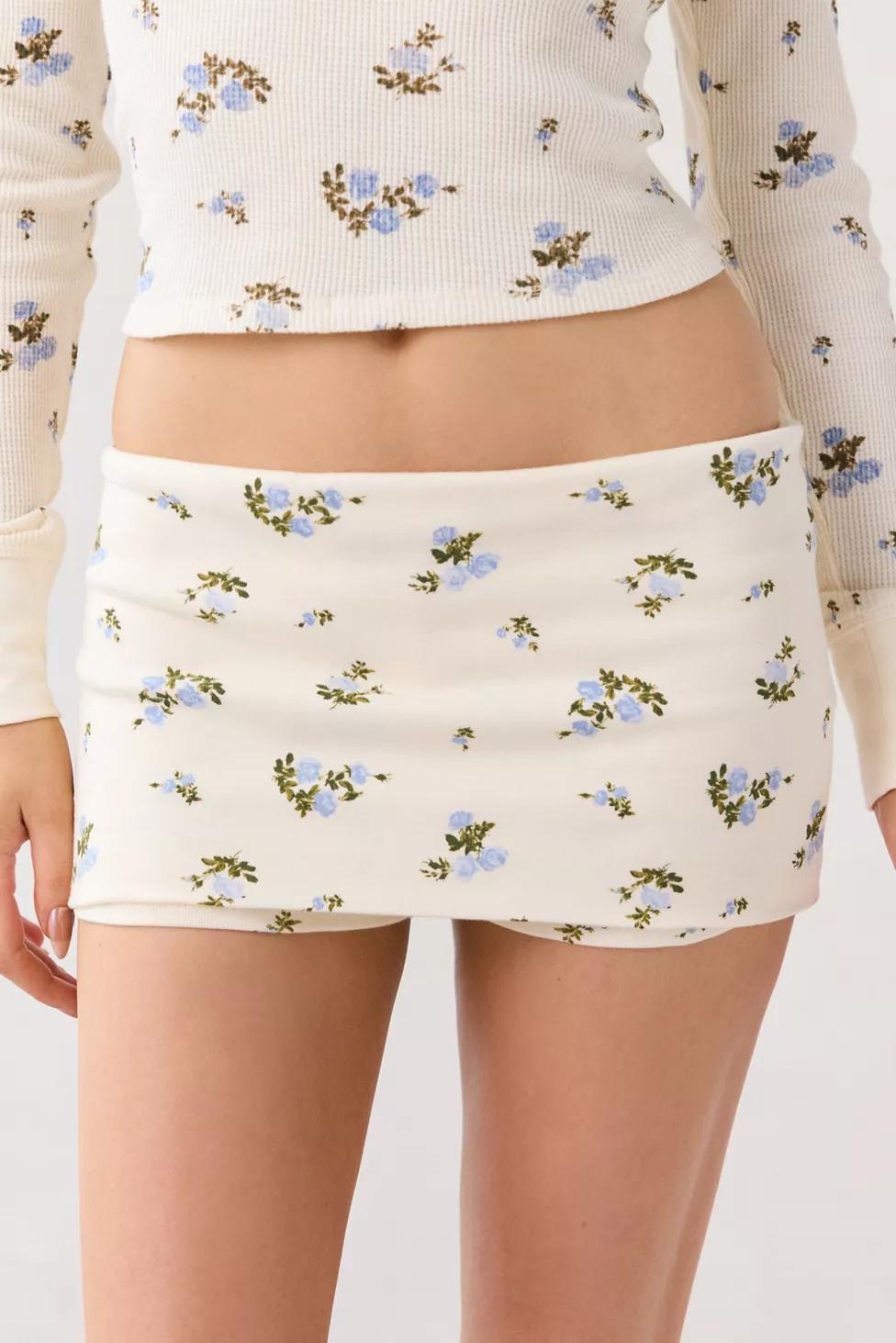 Out From Under Darling Low-Rise Foldover Micro Mini Skort by OUT FROM UNDER