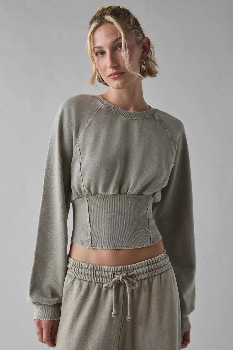 Out From Under Day-To-Day Fleece Cropped Pullover by OUT FROM UNDER