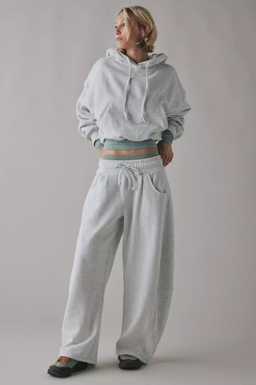 Out From Under Essential Barrel Leg Full Length Sweatpants by OUT FROM UNDER