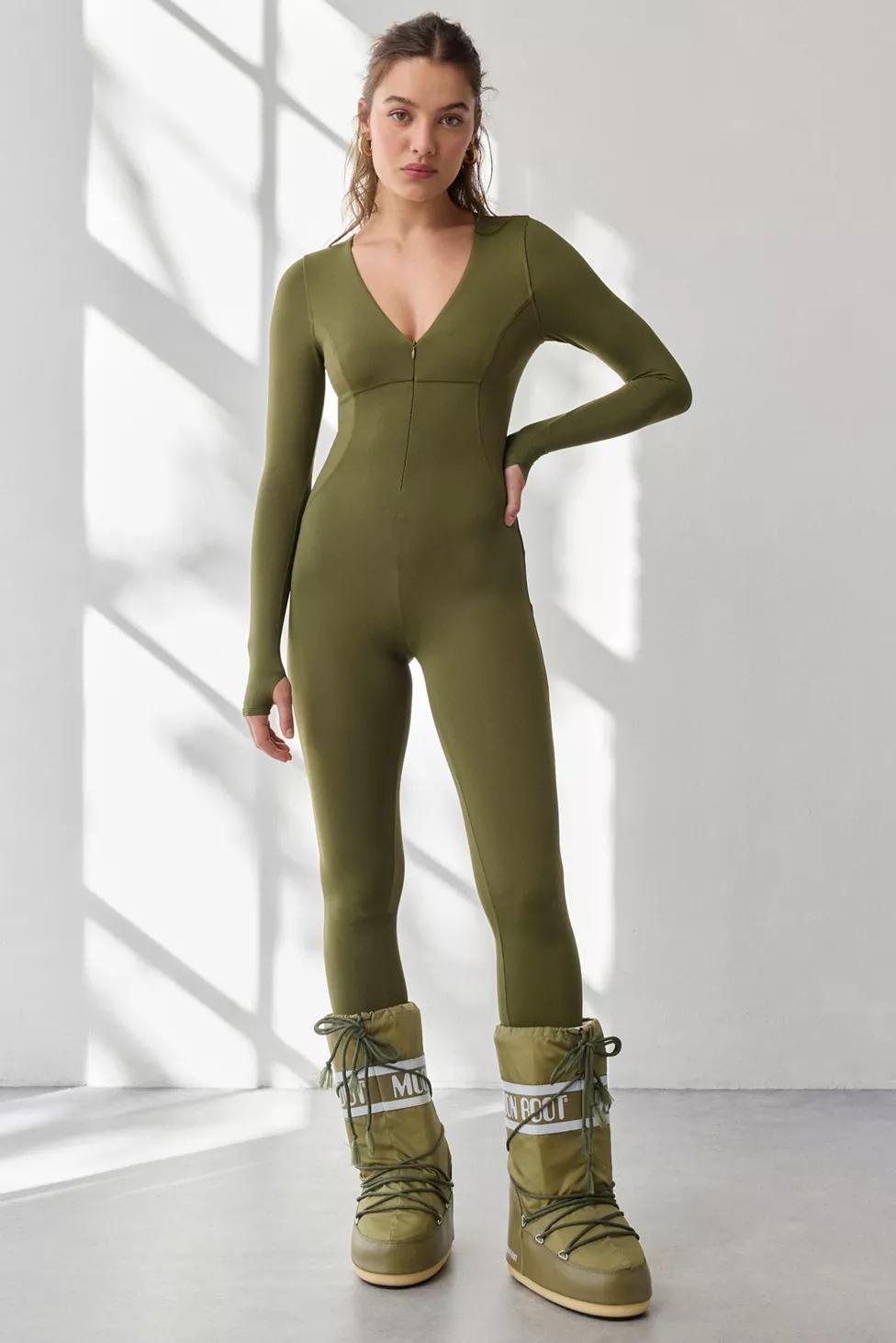 Out From Under FuseForm Snow Bunny Zip-Front Long Sleeve Jumpsuit by OUT FROM UNDER