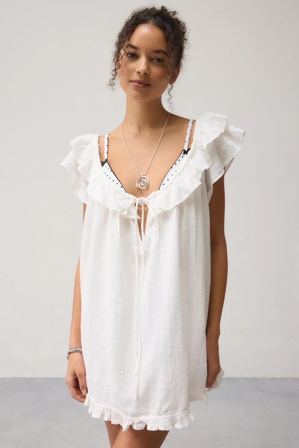 Out From Under Golden Hour Ruffle Swing Romper by OUT FROM UNDER