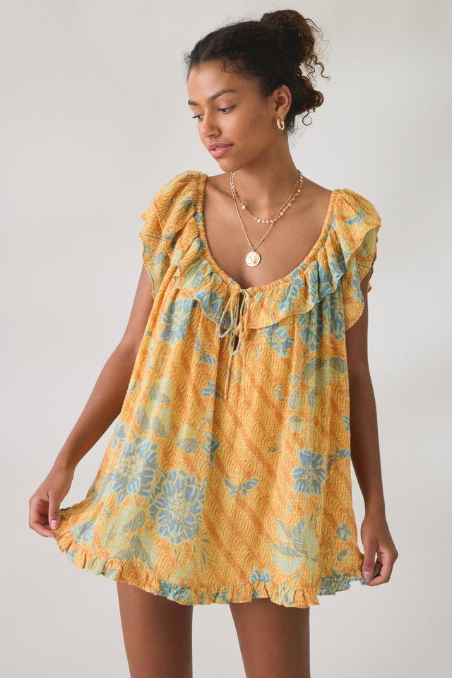 Out From Under Golden Hour Ruffle Swing Romper by OUT FROM UNDER