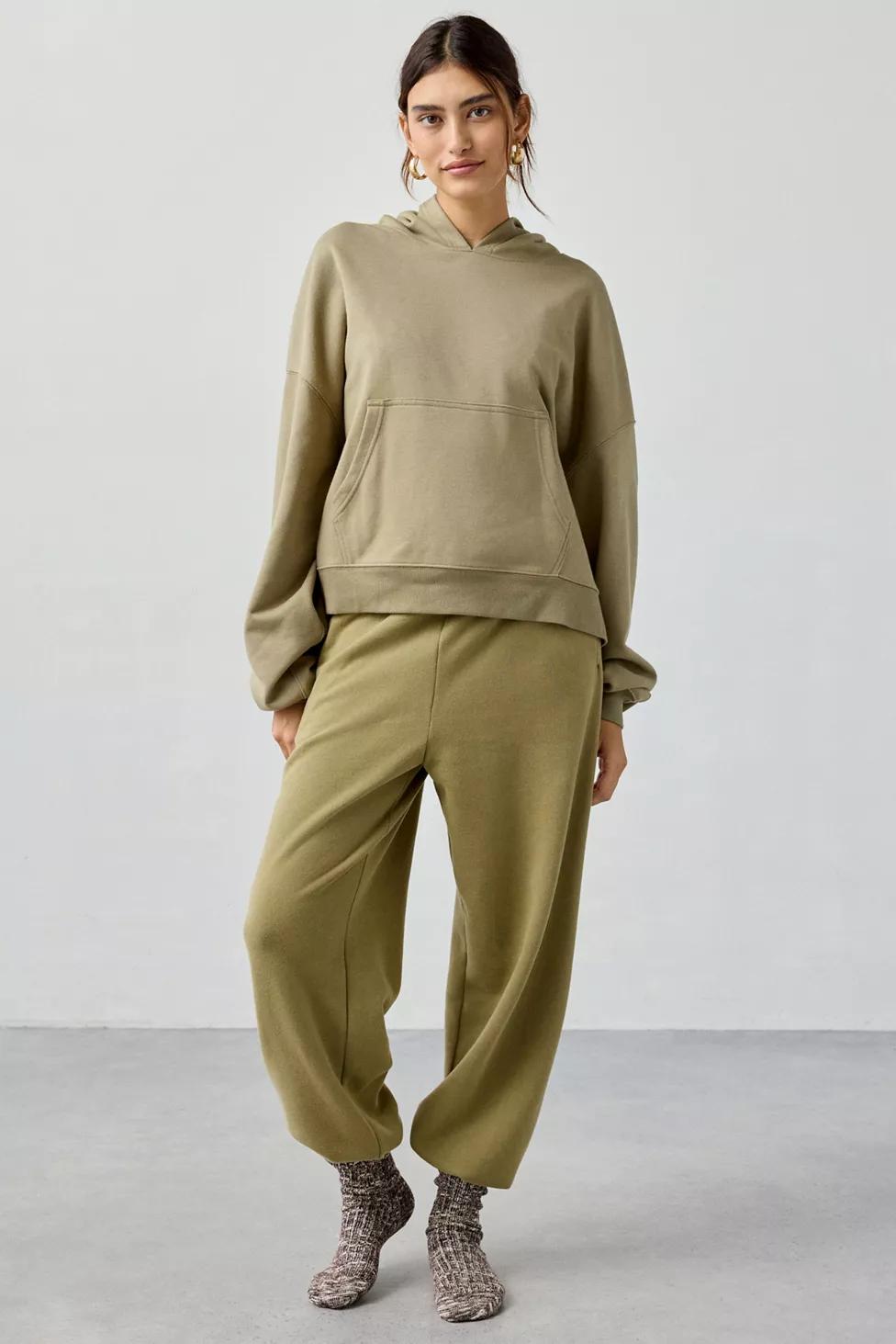 Out From Under Let’s Dip French Terry Cropped Hoodie Sweatshirt by OUT FROM UNDER