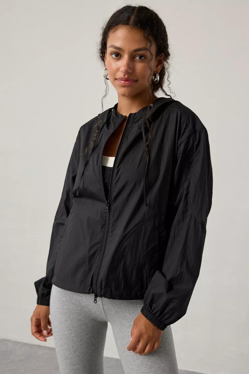 Out From Under Lexie Nylon Hooded Zip-Up Jacket by OUT FROM UNDER