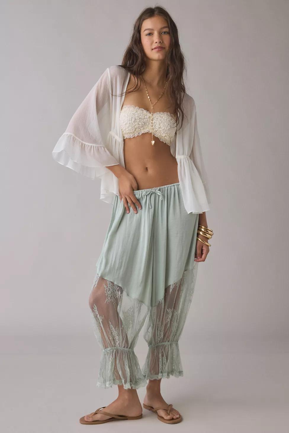 Out From Under Milla Lace Trim Bloomer Pants by OUT FROM UNDER