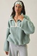 Out From Under Pretty Plush Fleece Quarter Zip Pullover by OUT FROM UNDER