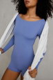 Out From Under Saturday Sculpt Open-Back Long Sleeve Athletic Romper by OUT FROM UNDER