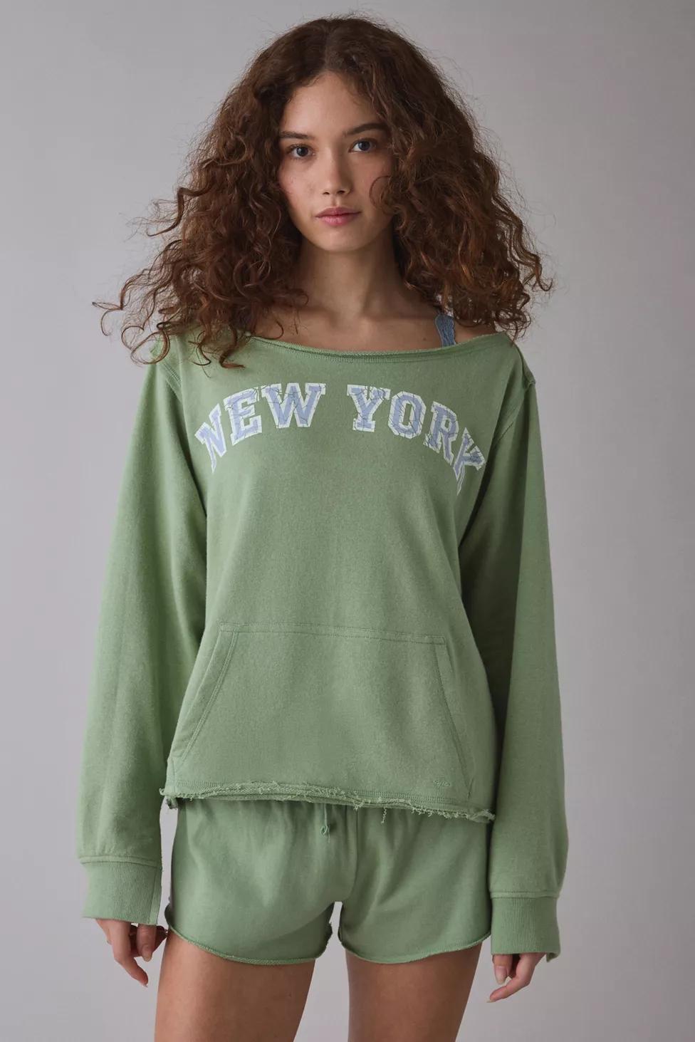 Out From Under Spring Breaker Slouch Off-The-Shoulder Pullover by OUT FROM UNDER