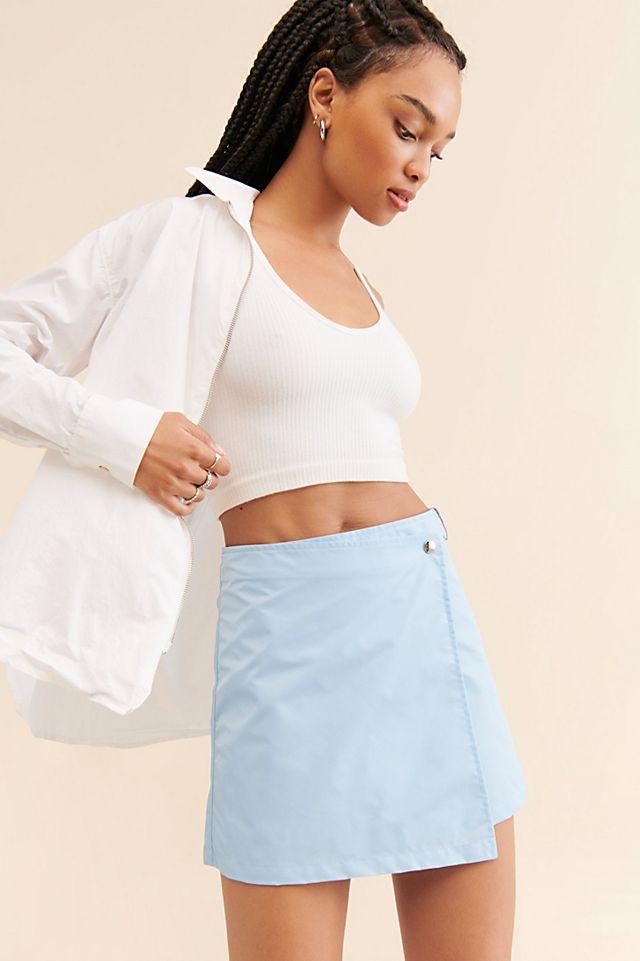 Oval Square Shine Mini Skirt by OVAL SQUARE