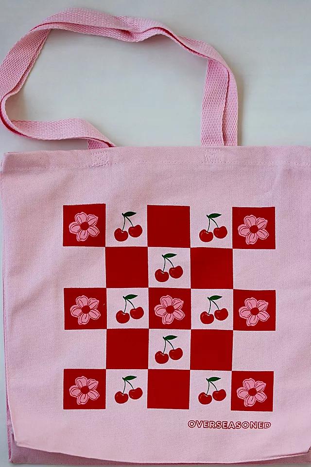 Overseasoned Cherry Picnic Tote Bag by OVERSEASONED | FREE PEOPLE