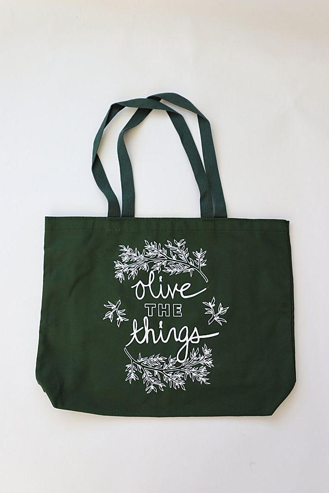 Overseasoned Olive the Things Tote Bag by OVERSEASONED | FREE PEOPLE