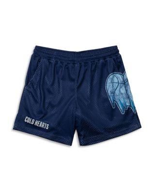 Unisex Elite Cold Hearts Mesh Shorts - Little Kid by OVERTIME