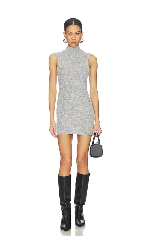 OW Collection Rue Mini Dress in Grey by OW COLLECTION