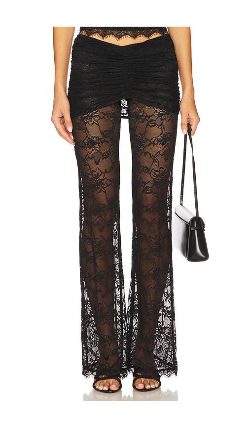 OW Collection Selah Pants in Black by OW COLLECTION