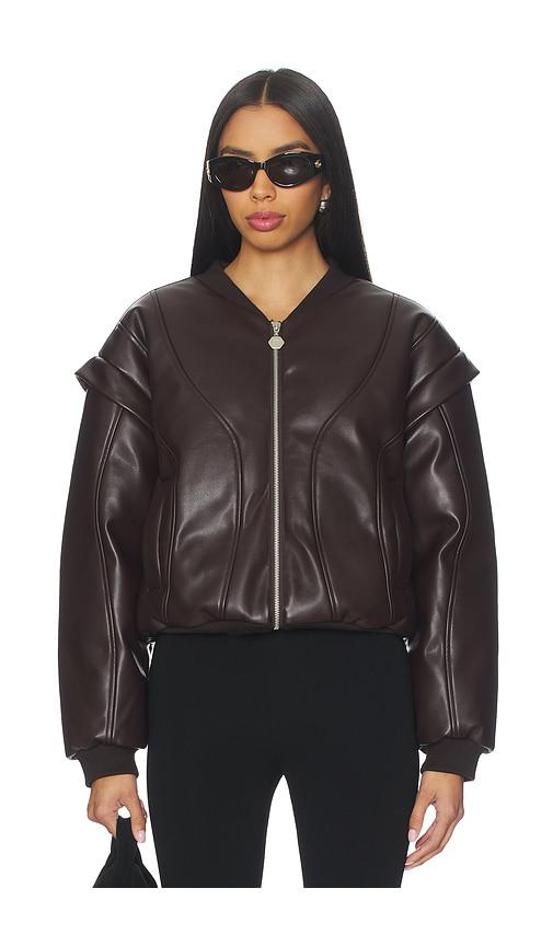 OW Collection Valentina Jacket in Brown by OW COLLECTION