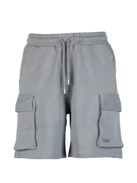 cargo-pocket drawstring shorts by OWN
