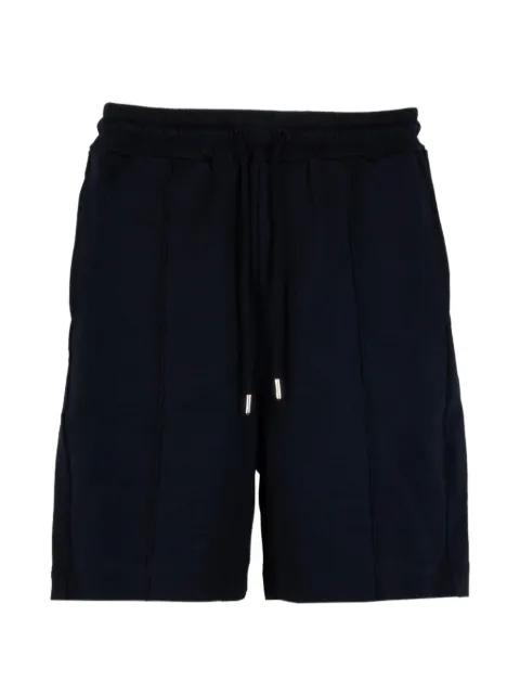 drawstring seam-detail shorts by OWN
