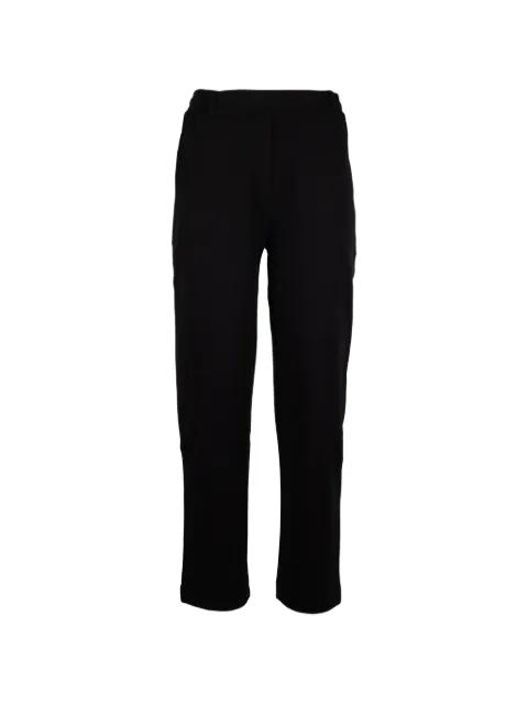 elasticated-waistband straight-leg trousers by OWN