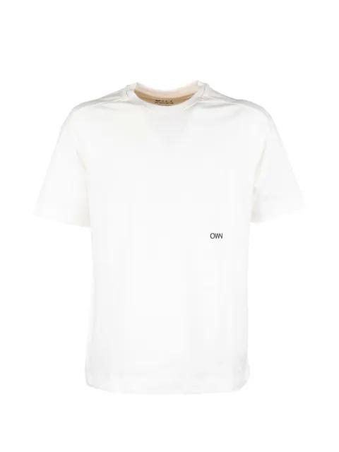 logo-detail short-sleeve T-shirt by OWN