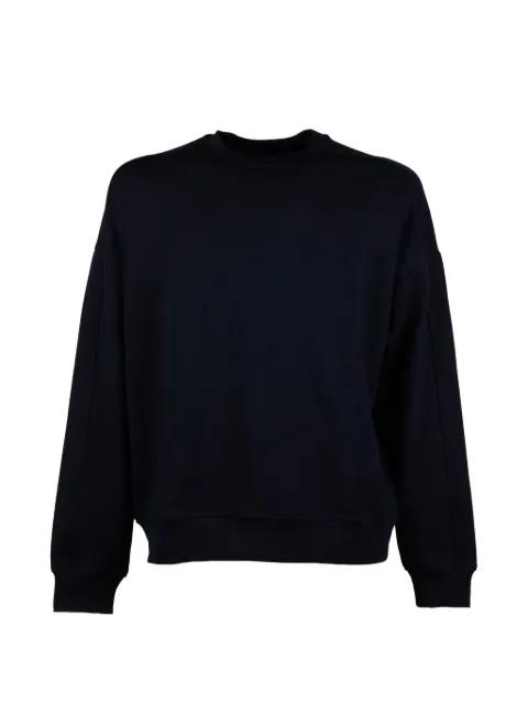 logo-embroidered dropped-shoulder sweater by OWN