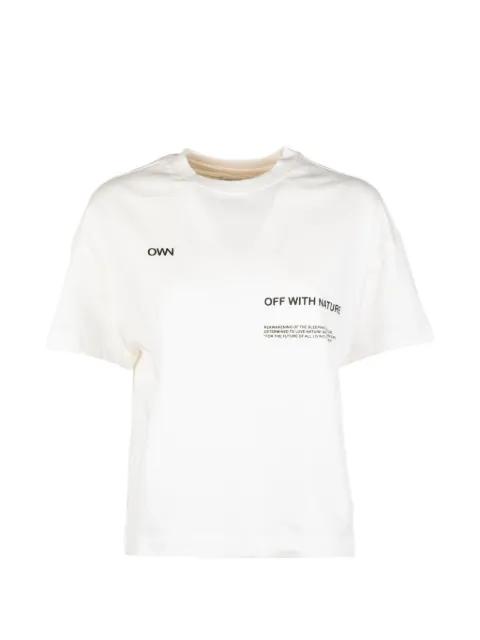 logo-print T-shirt by OWN