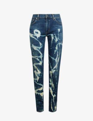 Pre-loved Citizens of Humanity bleach-effect stretch-denim jeans by OXFAM