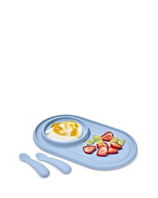 Tot Textured Plate & Spoons Set by OXO