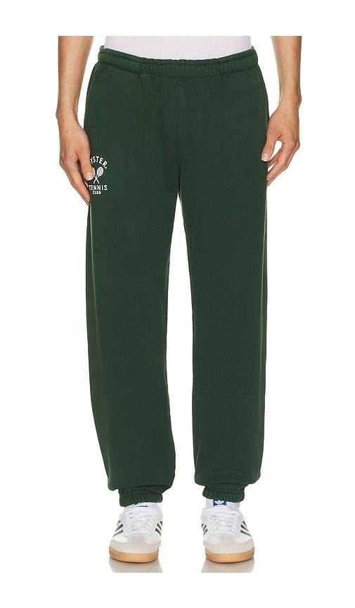 Oyster Tennis Club Sweatpant in Green by OYSTER