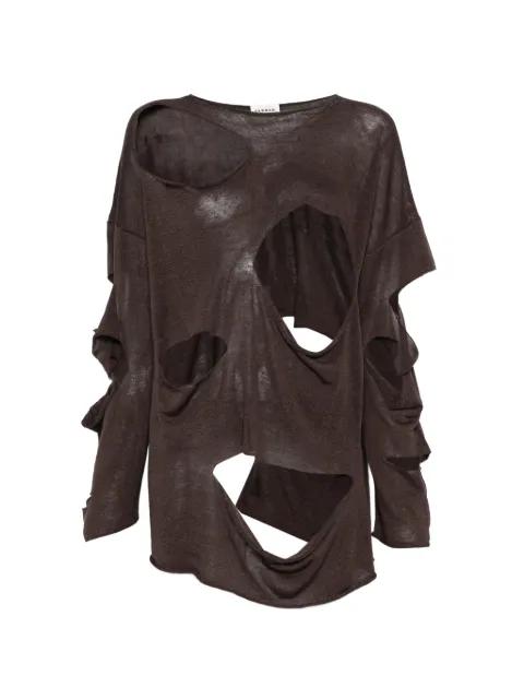 Babygirl cut-out sweater by P.A.R.O.S.H.
