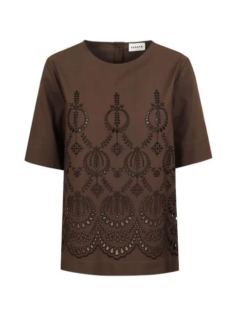 Cannes openwork-detail top by P.A.R.O.S.H.
