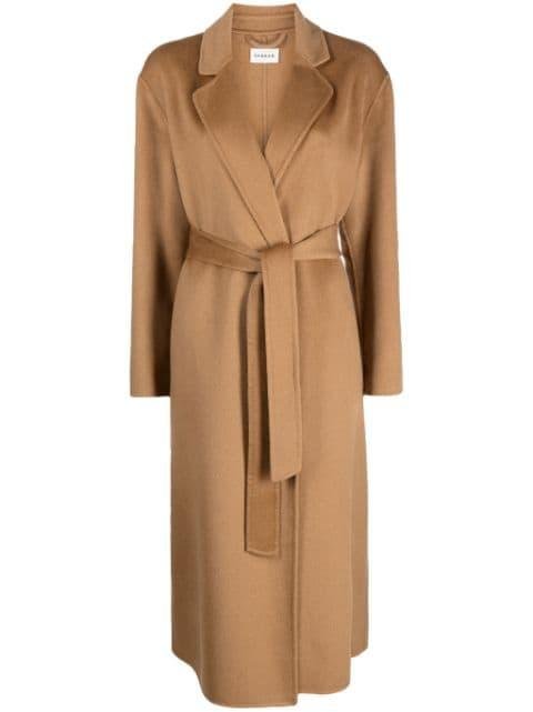 Capotto belted-waist cashmere peacoat by P.A.R.O.S.H.