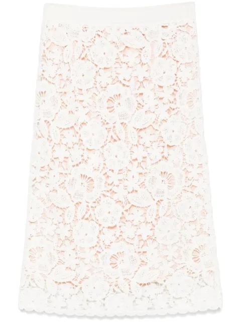 Copper midi skirt by P.A.R.O.S.H.