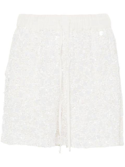 Galassia sequin-embellished shorts by P.A.R.O.S.H.