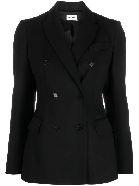 Giacca double-breasted wool-blend blazer by P.A.R.O.S.H.
