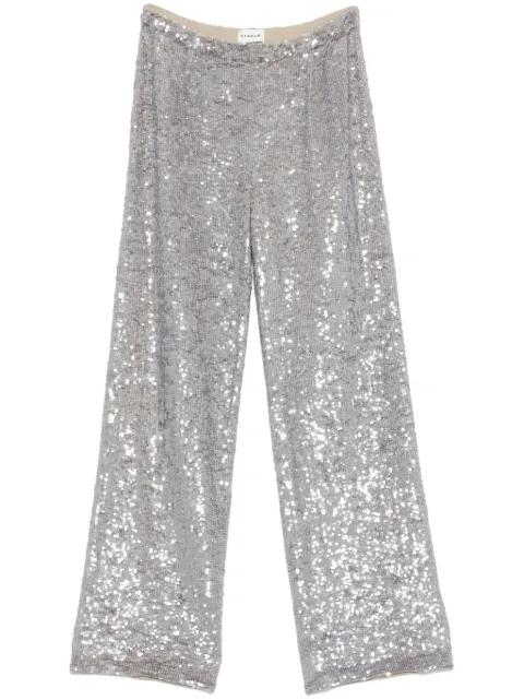 Gong straight-leg trousers by P.A.R.O.S.H.