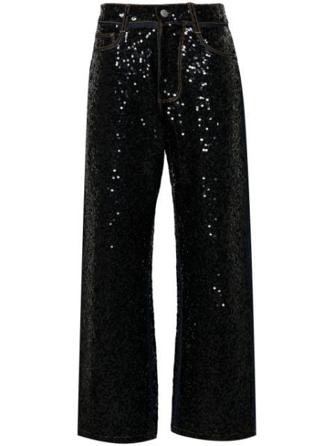 Guff sequin-embellished straight jeans by P.A.R.O.S.H.