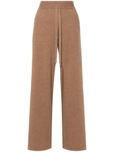 Lime wool trousers by P.A.R.O.S.H.