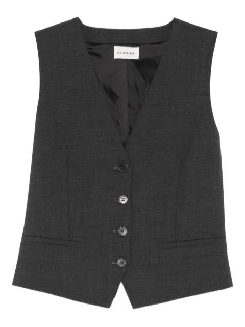 Lu buttoned waistcoat by P.A.R.O.S.H.