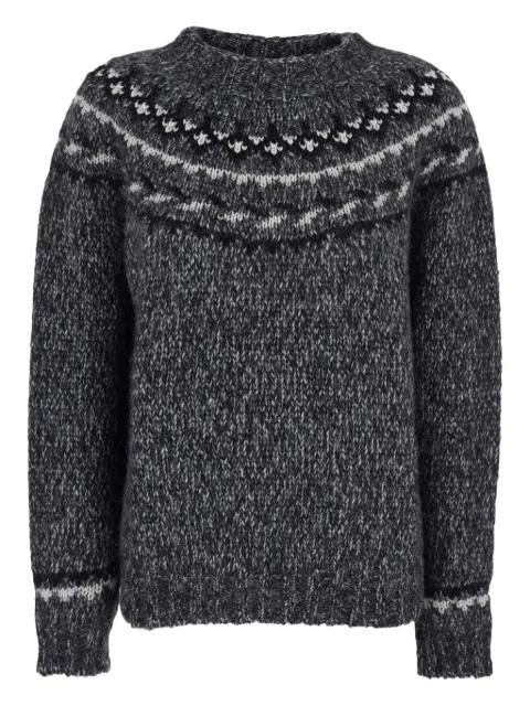 Mouline fair isle-pattern sweater by P.A.R.O.S.H.