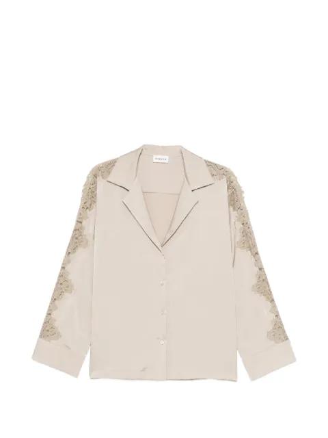 Paky lace-detail long-sleeve shirt by P.A.R.O.S.H.